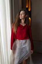 Load image into Gallery viewer, Platonic | Skirt with Organza Overlay