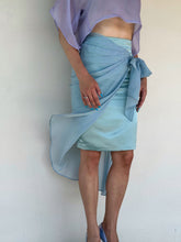 Load image into Gallery viewer, Undercurrent | High-Waist Pencil Skirt with Wrap
