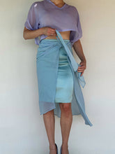 Load image into Gallery viewer, Undercurrent | High-Waist Pencil Skirt with Wrap
