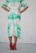 Load image into Gallery viewer, Jenga | Silk A-line Midi Skirt
