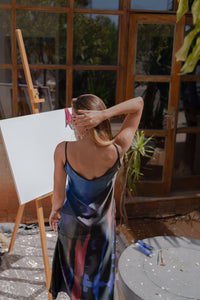 Brush | Silk Maxi Dress