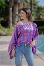 Load image into Gallery viewer, DOSCOPE | Wide-Neck Open-Sleeve Top
